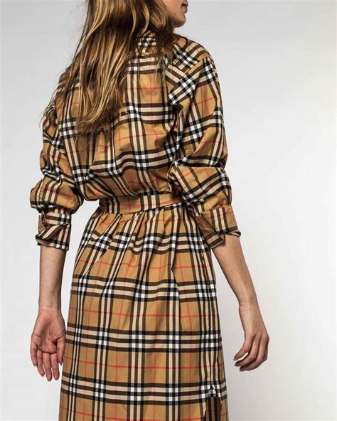 burberry isotto tartan shirt dress|Burberry Shirt Dresses for Women .